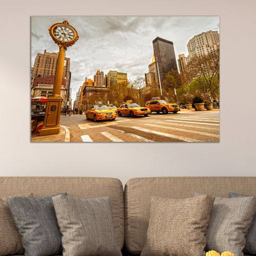 Wall art decoration cityscape New York 5th avenue