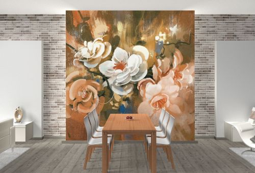 T0570 Фототапет Арт цветя