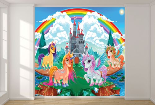 T9038 Wallpaper Unicorns