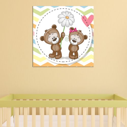 0757 Wall art decoration Bears