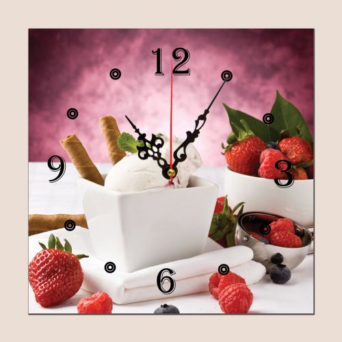 C0028_1 Clock with print Sweet temptation