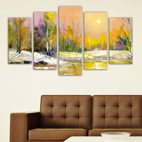 Canvas set  5 pieces