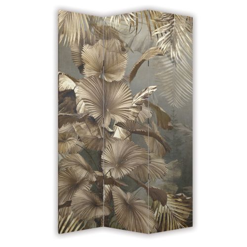 P0897 Decorative Screen Room divider Tropical leaves (3,4,5 or 6 panels)