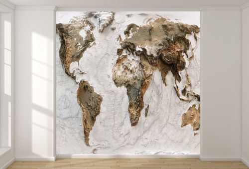 T9232 Wallpaper Map of the world