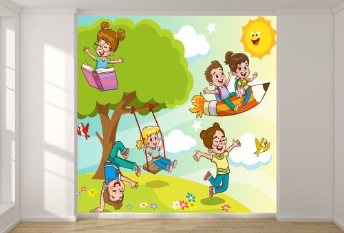 T9243 Wallpaper Happy kids