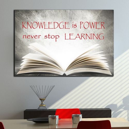 Картина за офис Знанието е сила