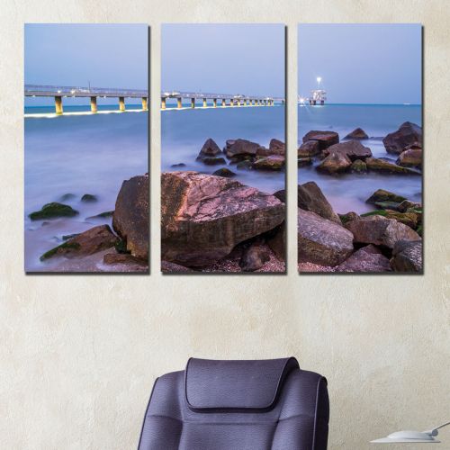 0248 Wall art decoration (set of 3 pieces) Burgas, Bulgaria