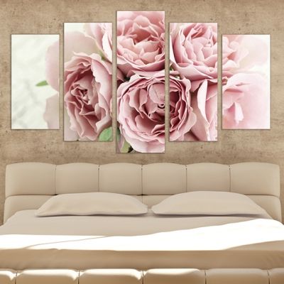 0261 Wall art decoration (set of 5 pieces) Gentle fragrance