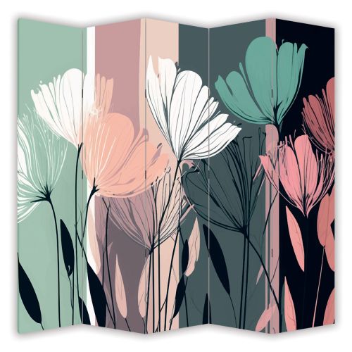 P0149 Decorative Screen Room devider Pretty woman (3,4,5 or 6 panels)