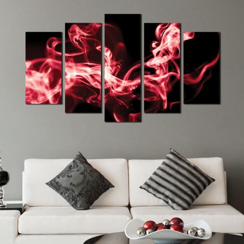 Abstract canvas art for bedroom and living room