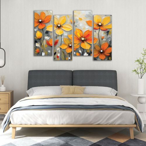 Wall  decoration canvas for bedroom birds in love