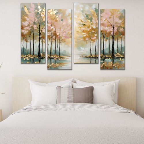 Wall  decoration canvas for bedroom birds in love