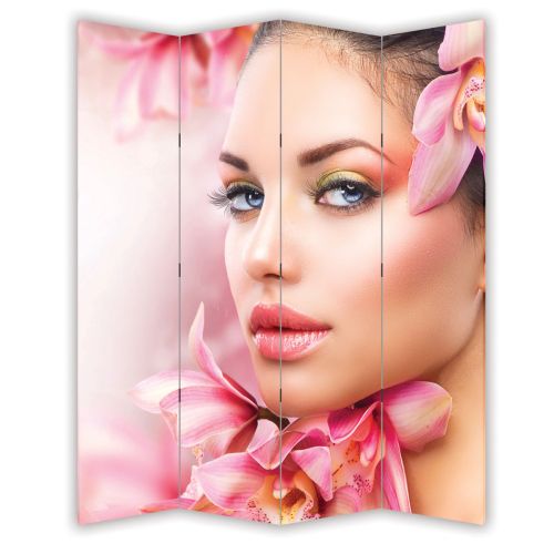 P7008 Decorative Screen Room divider Beauty with orchids (3,4,5 or 6 panels)