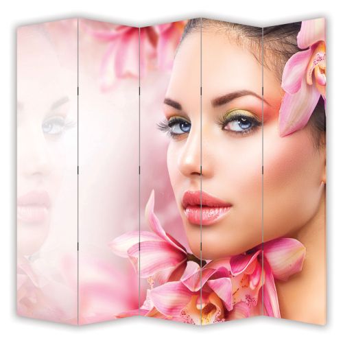 P7008 Decorative Screen Room divider Beauty with orchids (3,4,5 or 6 panels)