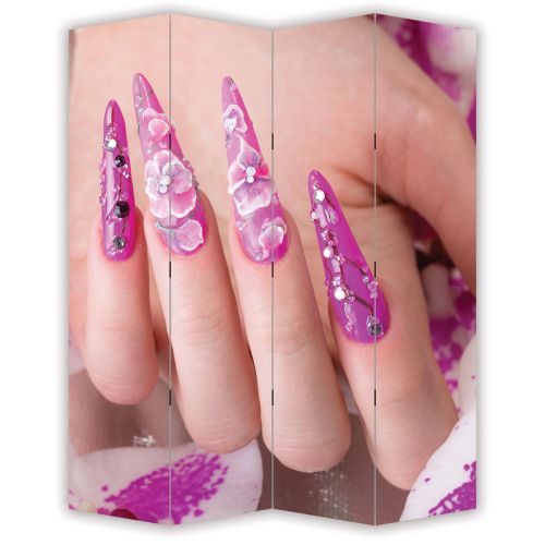P7015 Decorative Screen Room divider Floral art manicure (3,4,5 or 6 panels)