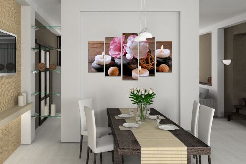 Canvas wall art set for kitchen