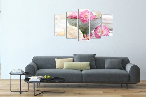 Wall art decoration for spa salon