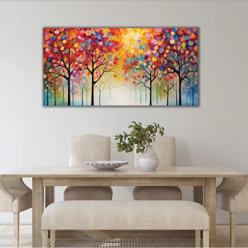 Картина Гора от цветна светлина за трапезария 1111 
