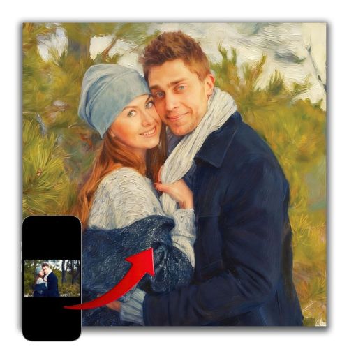 1115 A memory turned into art - Oil portrait from a photograph