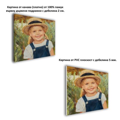 1115 A memory turned into art - Oil portrait from a photograph