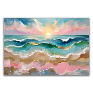Картина Сън от светлина и вълни за спалня 1118 
