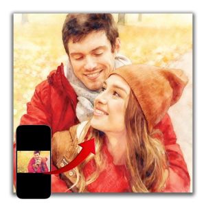 1121 АКВАРЕЛ от снимка - Спомен, който остава завинаги