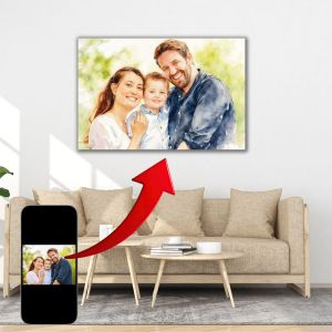 1121 АКВАРЕЛ от снимка - Спомен, който остава завинаги