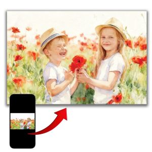 1121 АКВАРЕЛ от снимка - Спомен, който остава завинаги