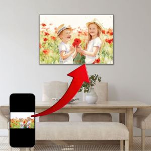 1121 АКВАРЕЛ от снимка - Спомен, който остава завинаги