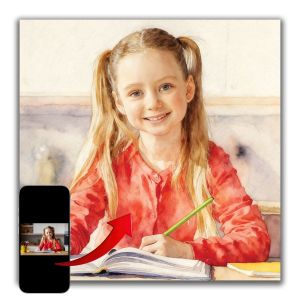 1121 АКВАРЕЛ от снимка - Спомен, който остава завинаги