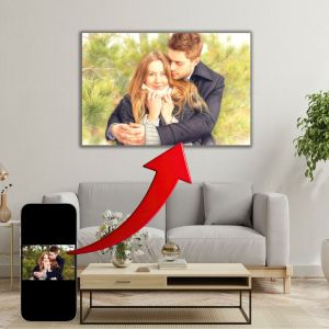 Картина ПАСТЕЛЕН ПОРТРЕТ от снимка подарък 1123