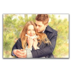 Картина ПОРТРЕТ от снимка подарък загодишнина на PVC 1123