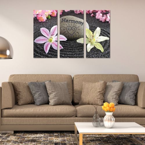 Wall art set of 3 pieces for living room