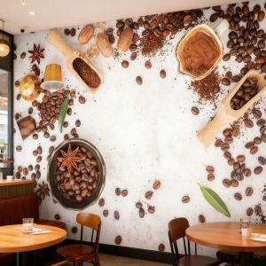 T9356 Wallpaper The secrets of aromatic coffee