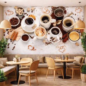 T9355 Wallpaper Aromatic coffee