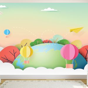 T9352 Wallpaper Colorful air balloons
