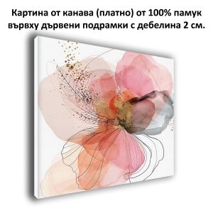 Картина Шепотът на розовия цвят от канава 1140