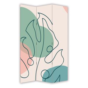 P9357 Decorative Screen Room divider Abstract Pastel Design (3,4,5 or 6 panels)