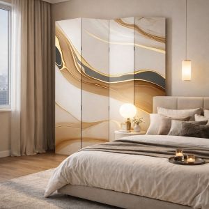 P0945 Decorative Screen Room divider  Abstraction (3,4,5 or 6 panels)