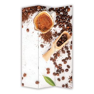 P9356 Decorative Screen Room divider The secrets of aromatic coffee (3,4,5 or 6 panels)