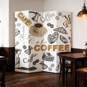 P9356 Decorative Screen Room divider Coffee Vintage (3,4,5 or 6 panels)
