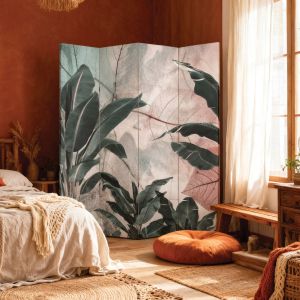 P9360 Decorative Screen Room divider Tropical leaves (3,4,5 or 6 panels)