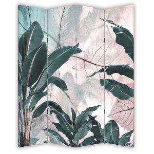 P9360 Decorative Screen Room divider Tropical leaves (3,4,5 or 6 panels)