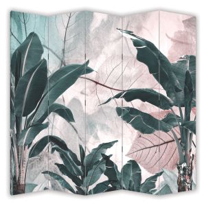 P9360 Decorative Screen Room divider Tropical leaves (3,4,5 or 6 panels)
