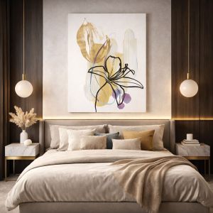1143 Wall art decoration Golden Line of Grace