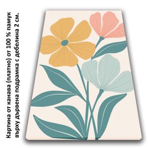 1145 Wall art decoration (set of 3 pieces) Boho Harmony