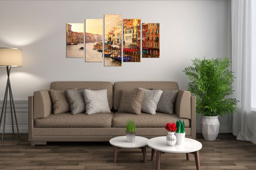 Wall art set 5 pieces Venece