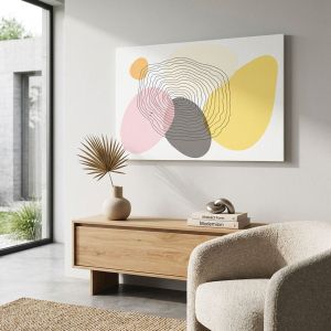 1150 Wall art decoration Abstract Harmony with Shapes and Lines
