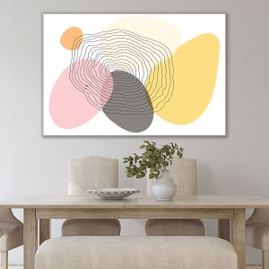 1150 Wall art decoration Abstract Harmony with Shapes and Lines