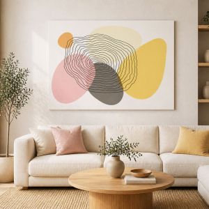1150 Wall art decoration Abstract Harmony with Shapes and Lines